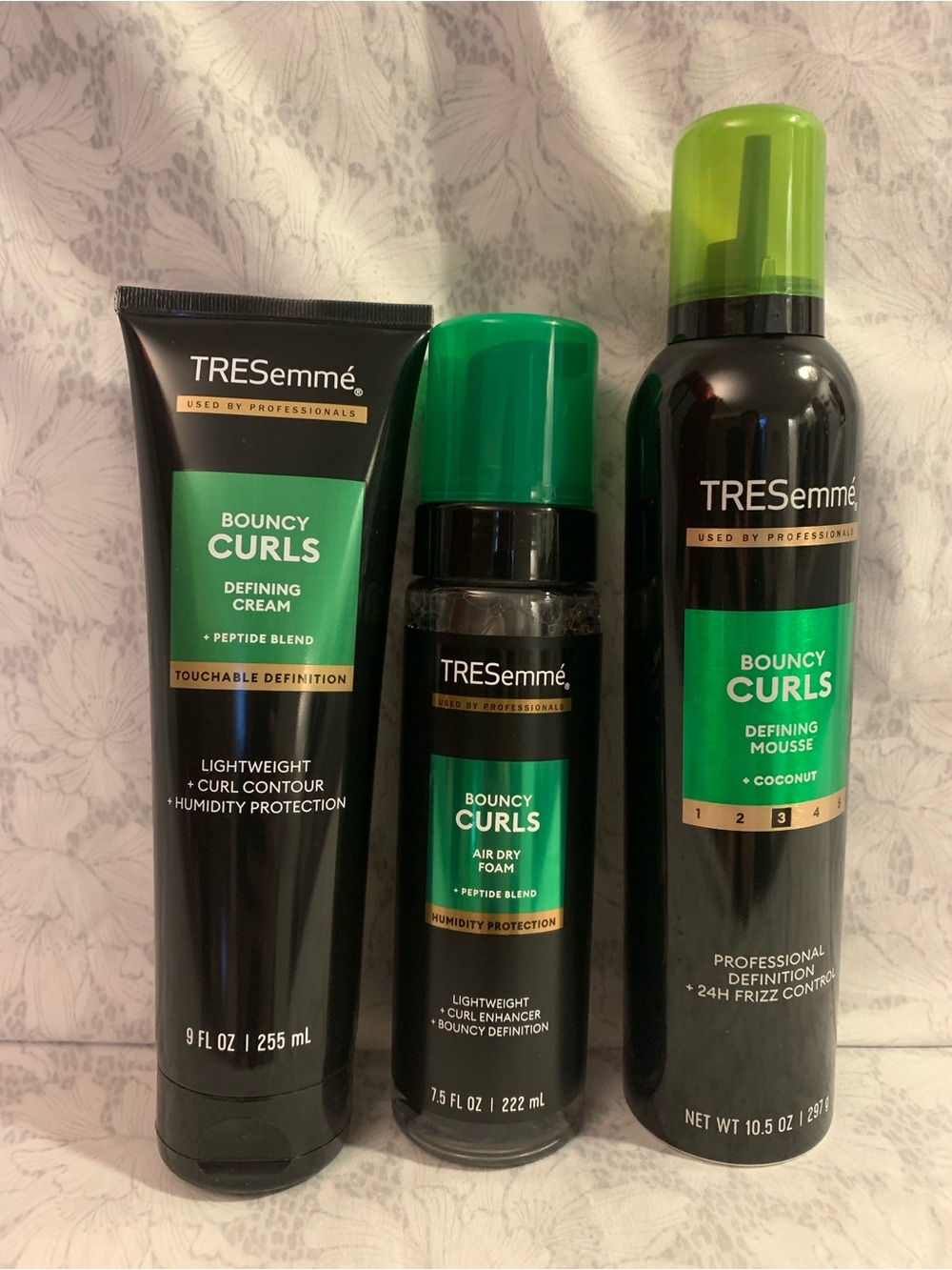 TRESemmé Bouncy Curls styling products